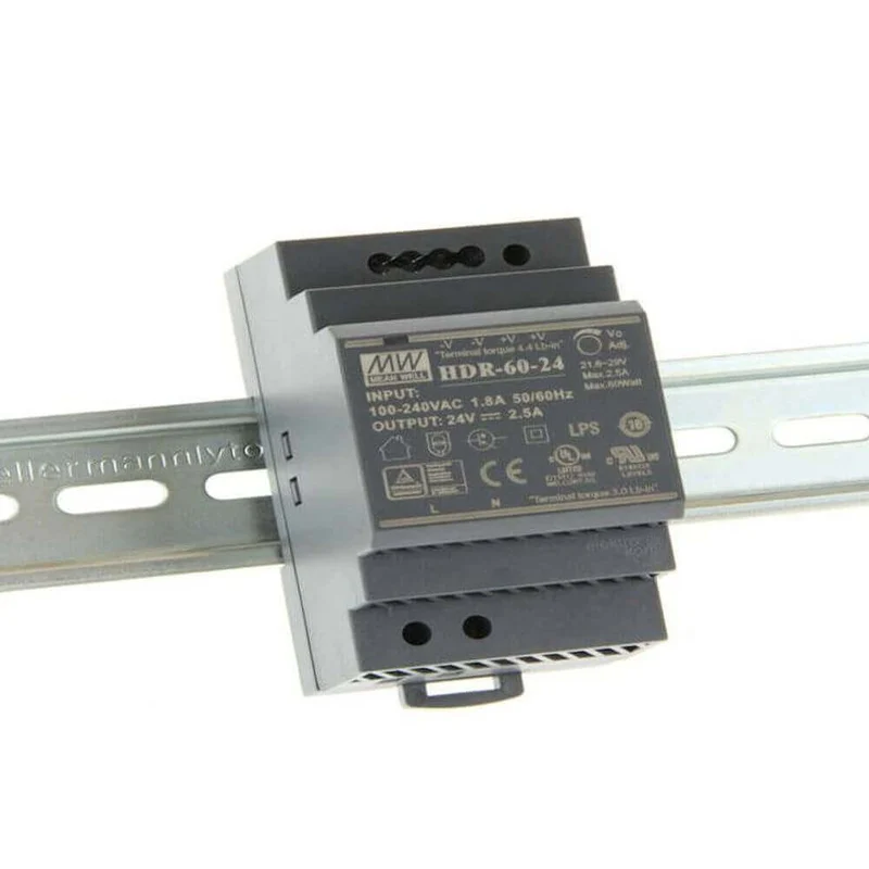60W Netzteil für Hutschiene 24V IP20