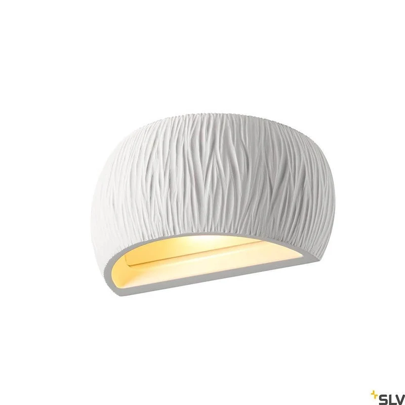 Plastra Curved Wandaufbauleuchte Weiß