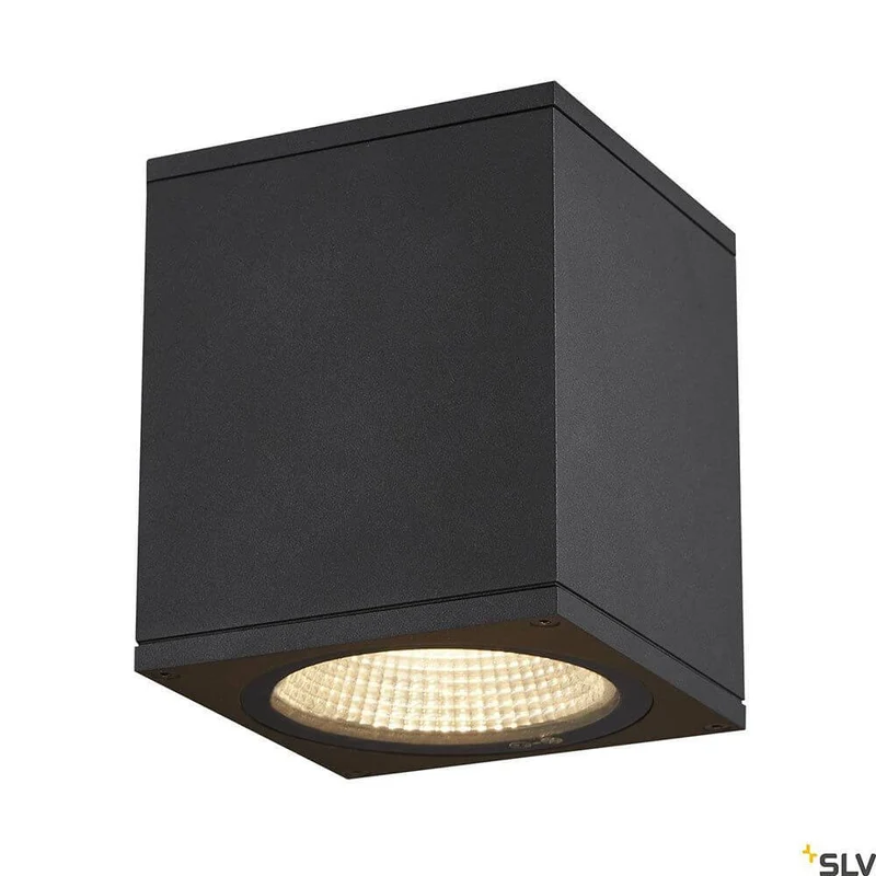 Enola Square Outdoor LED Deckenaufbauleuchte Anthrazit CCT