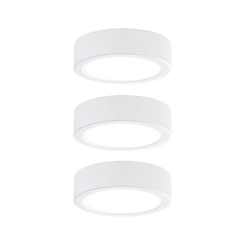 LED Unterschrankleuchte Pukk Rund 6,5cm Weiß