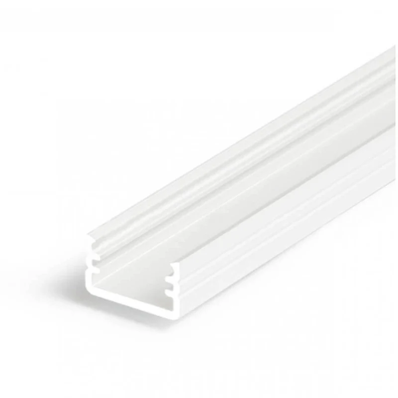 Aufbauprofil mini 200cm Weiß ohne Abdeckung für LED-Strips