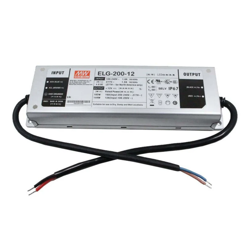 192W zertifiziertes Einbaunetzteil 12V IP65