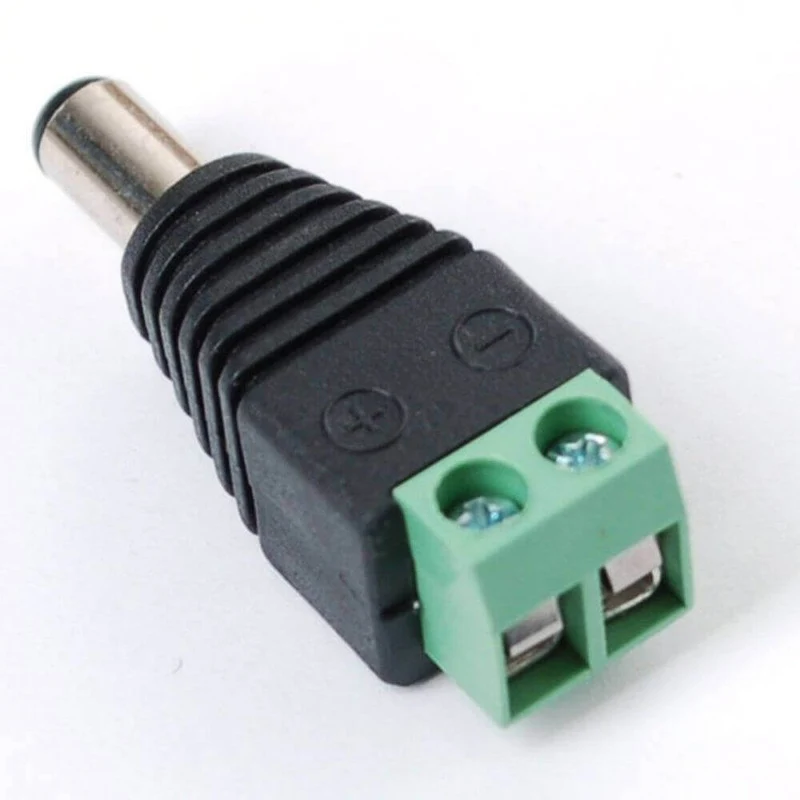 Buchsenstecker Adapter auf Schraubklemme 2-polig