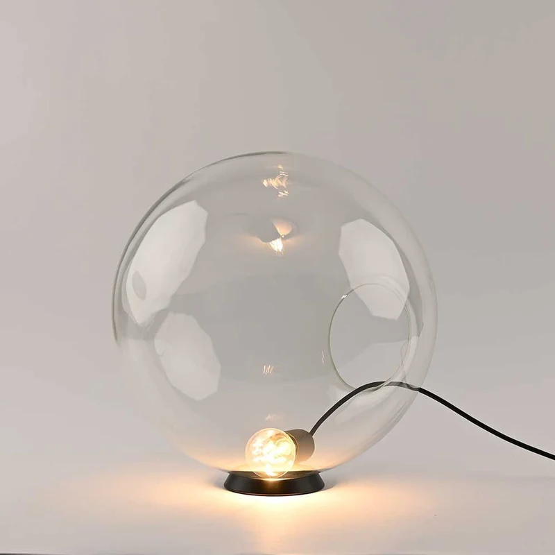 s.luce Orb Glaskugel Tischlampe