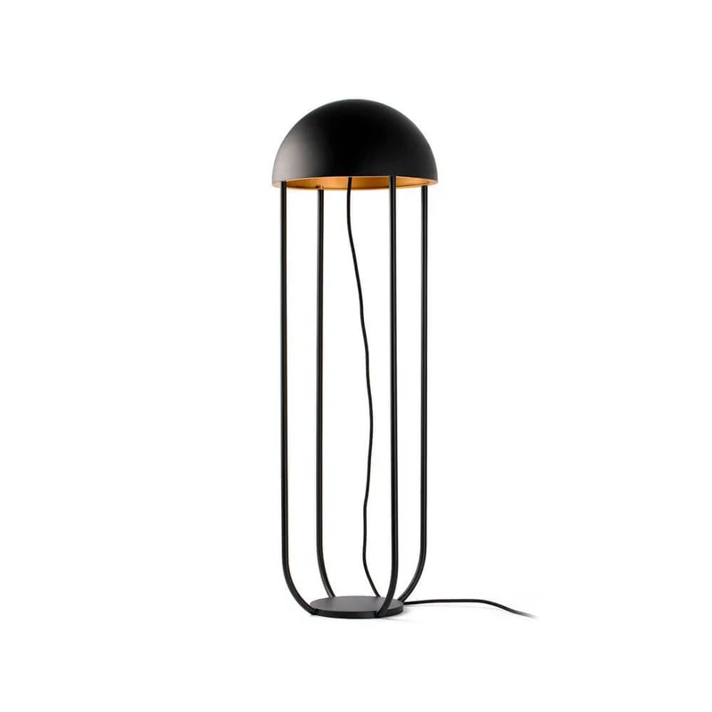 Jellyfish LED Stehleuchte Schwarz, Gold