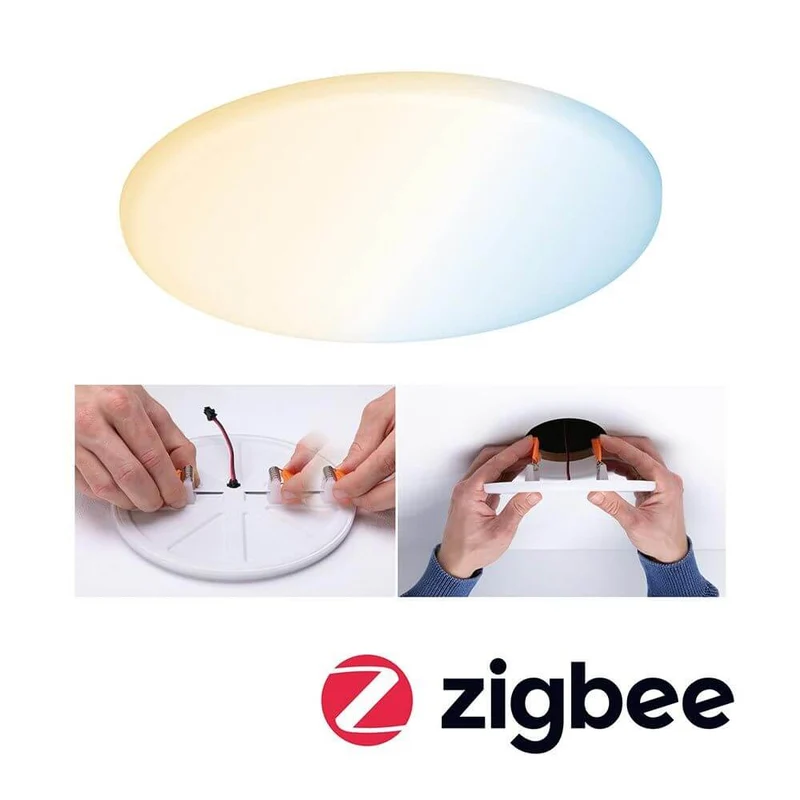 VariFit LED Einbaupanel Smart Home Zigbee Veluna Ø 18,5cm