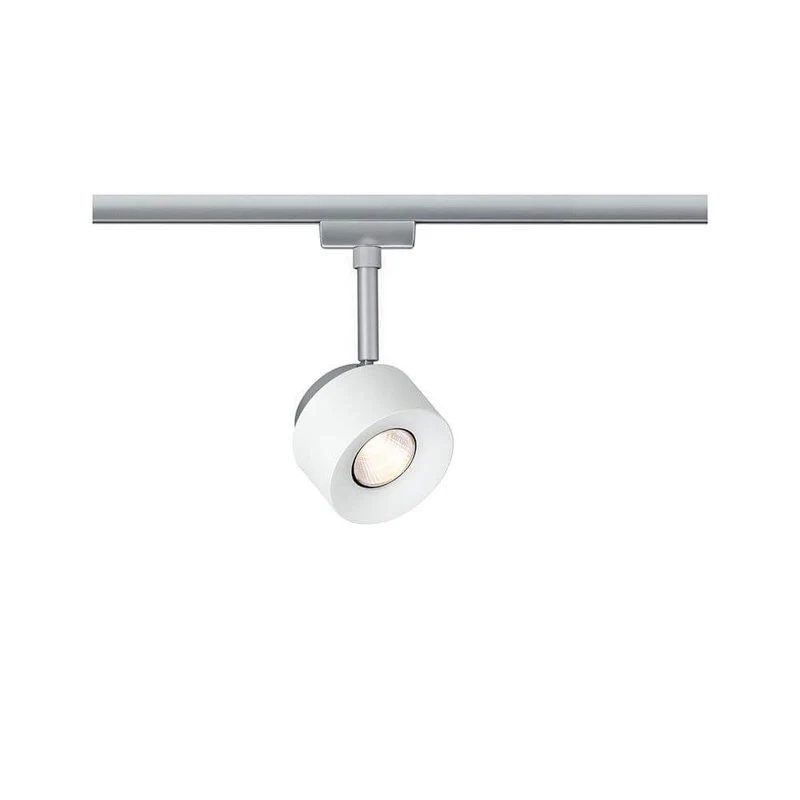 U-Rail LED Schienenspot Pane Einzelspot Weiß, Chrom-Matt