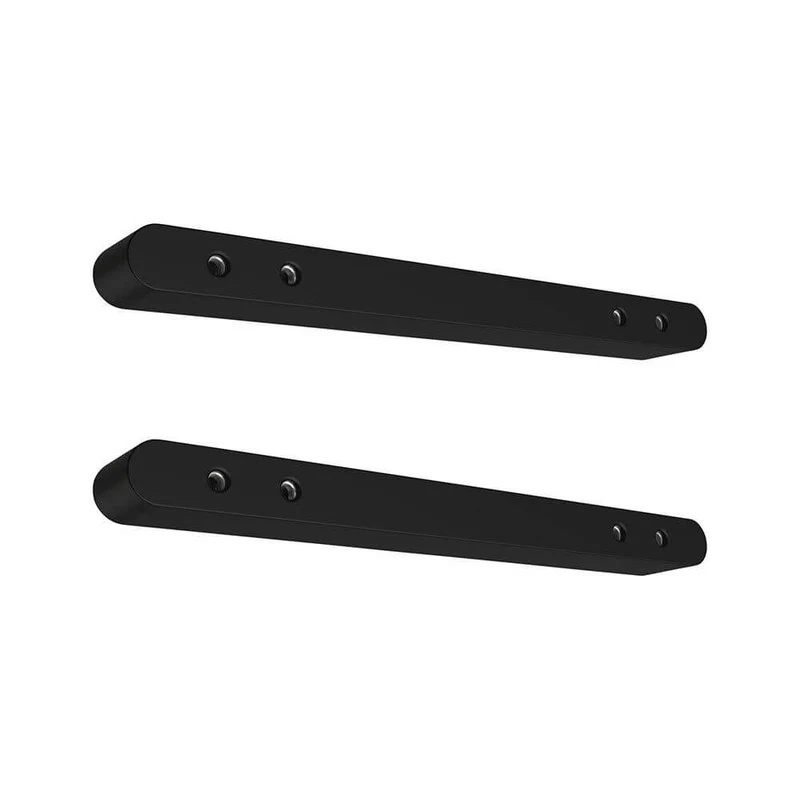 CorDuo Seilsystem Montageset Halterung 2er-Set Schwarz-Matt