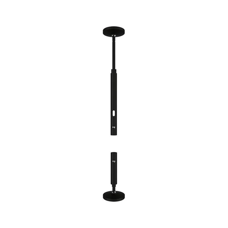 CorDuo Seilsystem Montageset Wandanschluss Schwarz-Matt