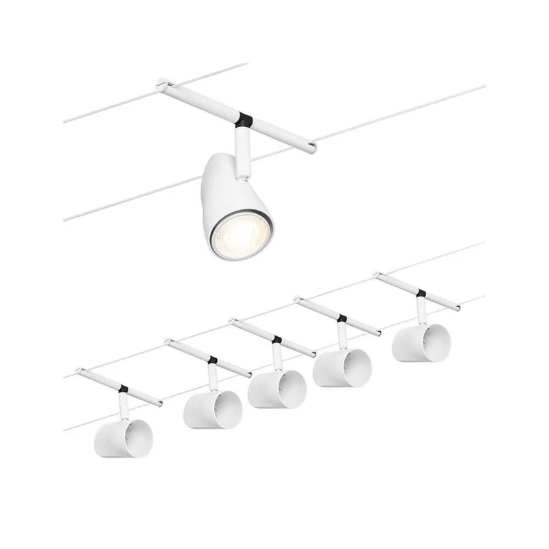 CorDuo Seilsystem Cup Basis-Set Weiß-Matt, Chrom