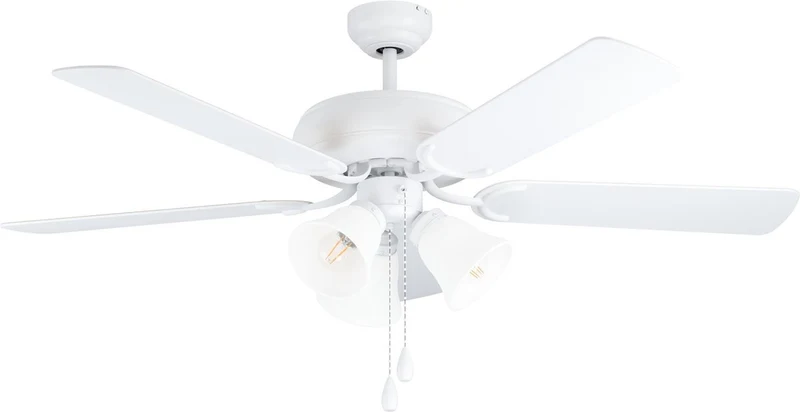 Eglo las palmas plafondlamp met ventilator - 132cm - ac longer life - wit
