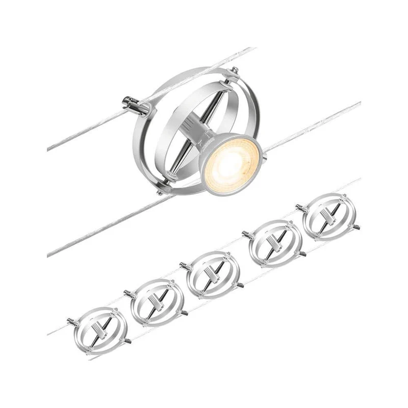 CorDuo Seilsystem Cardan Basis-Set Chrom-Matt