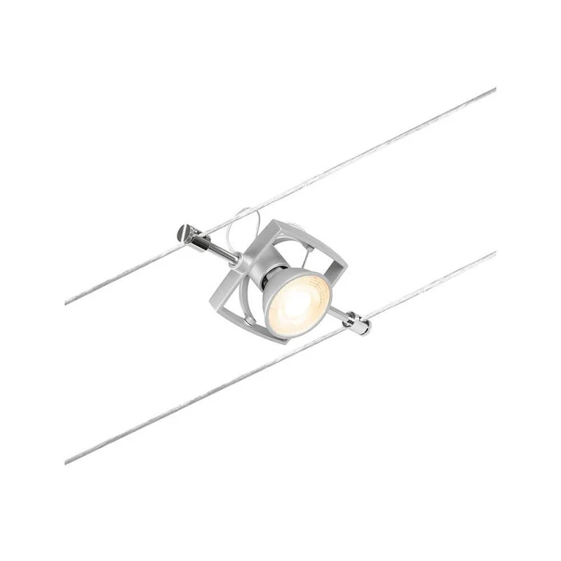 CorDuo Seilsystem Mac II Einzelspot Chrom-Matt