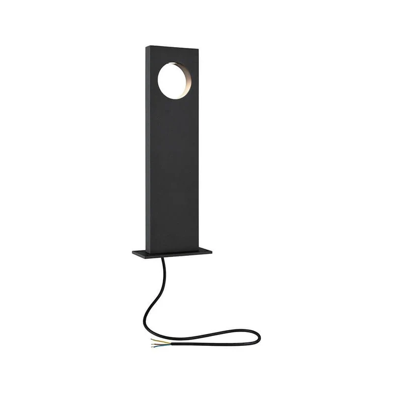 LED Pollerleuchte Ivo Grau Metall IP65