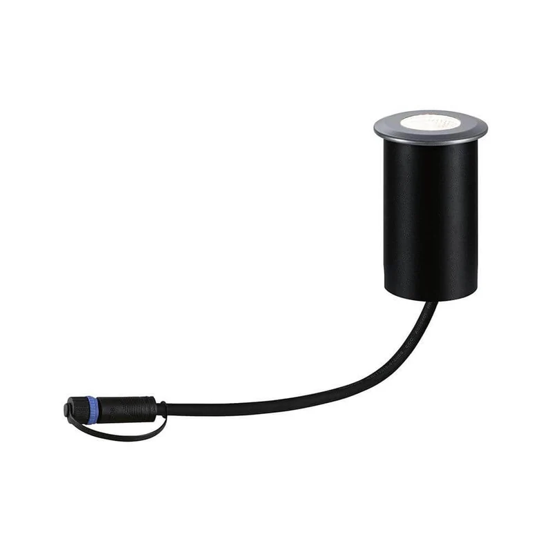 Plug & Shine LED Boden Einbauleuchte Grau IP67