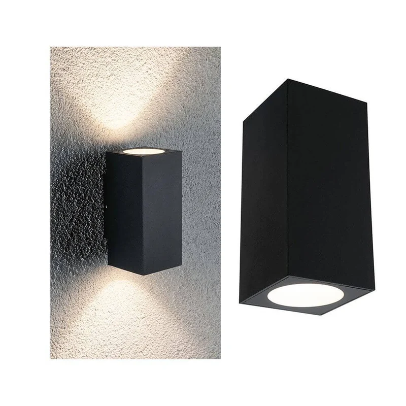 LED Außenwandleuchte Flame Anthrazit Metall
