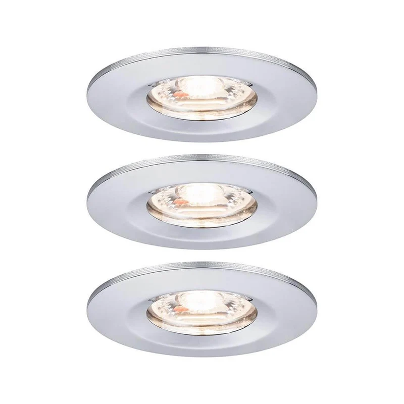 LED Einbauleuchte Nova Starr Mini Basis-Set Ø 6,5cm Chrom