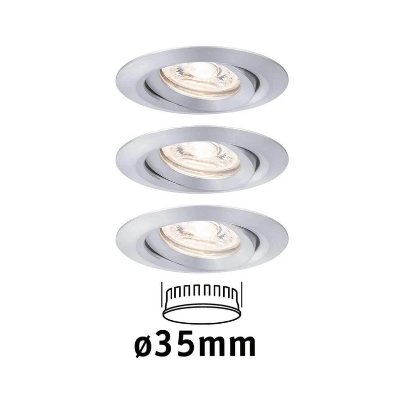 LED Einbauleuchte Nova Mini Basis-Set schwenkbar