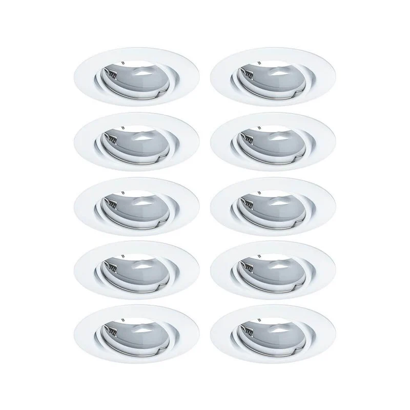 Einbauleuchte Base 10er Basis-Set Ø 9cm Weiß