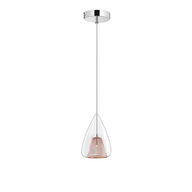 Hugo Pendellampe Ø 16,5cm Glas
