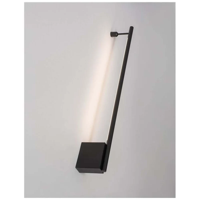 Gropius LED Wandleuchte 60cm Schwarz