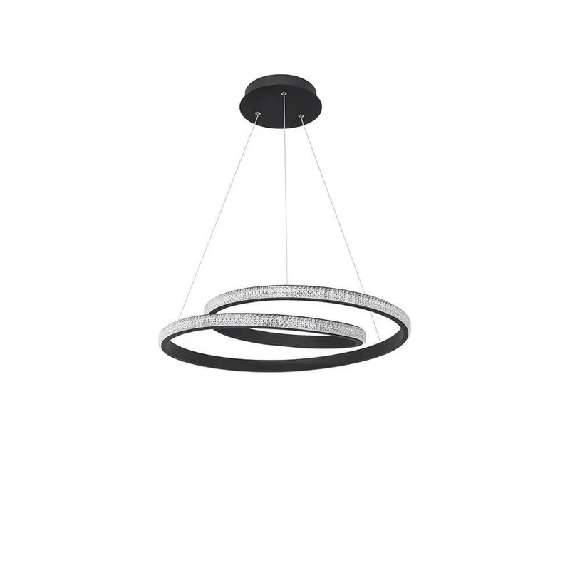 Grania LED Hängelampe Sandig-Schwarz