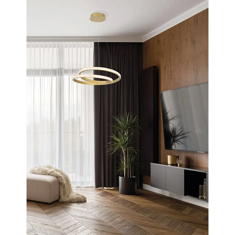 Grania LED Hängeleuchte Matt-Gold