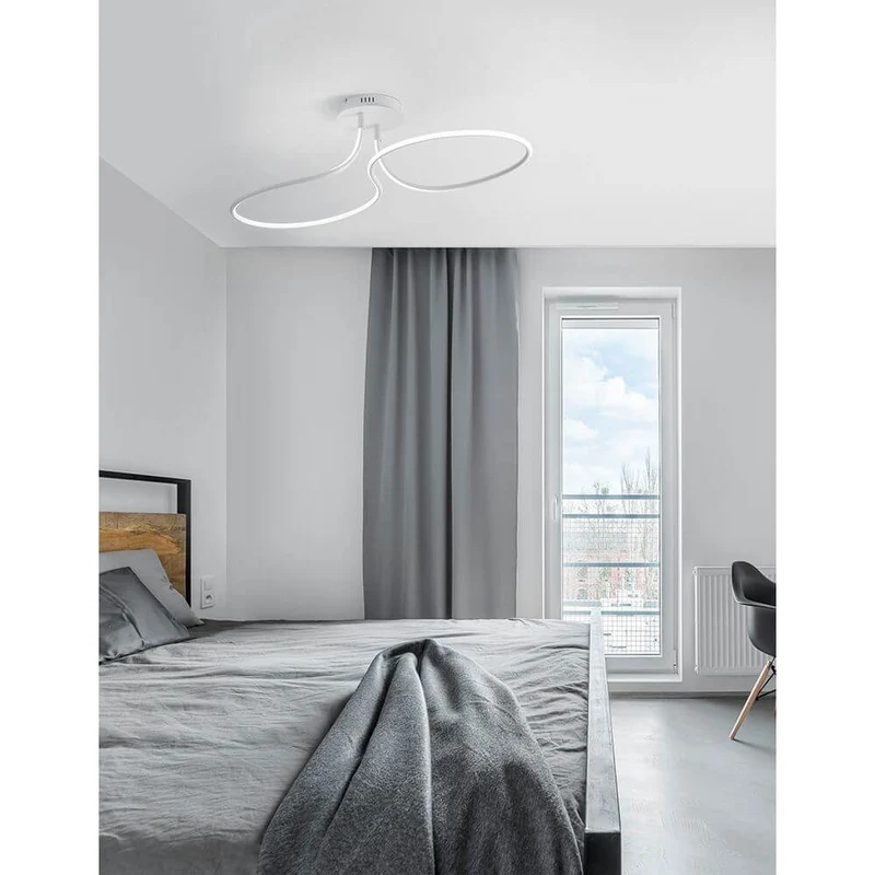 Fungo LED Deckenlampe Weiß