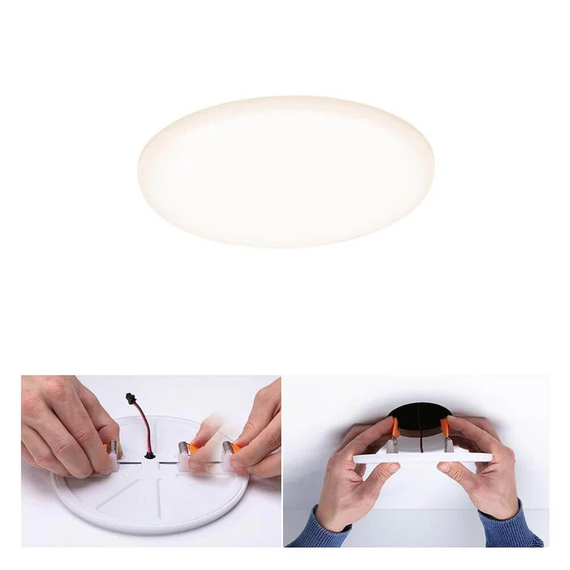VariFit LED Einbaupanel Veluna Ø 12,5cm Rund Satin
