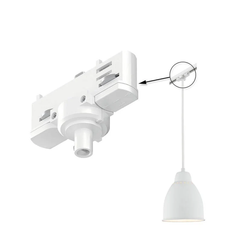 ProRail3 Pendelleuchteadapter Universal Weiß