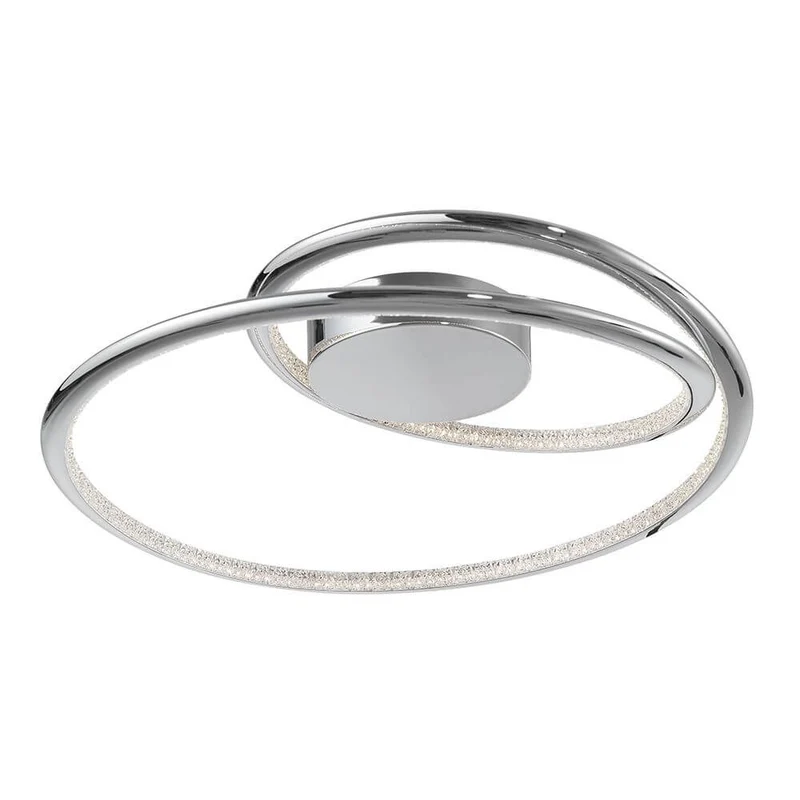 Plasencia LED Deckenleuchte Chrom