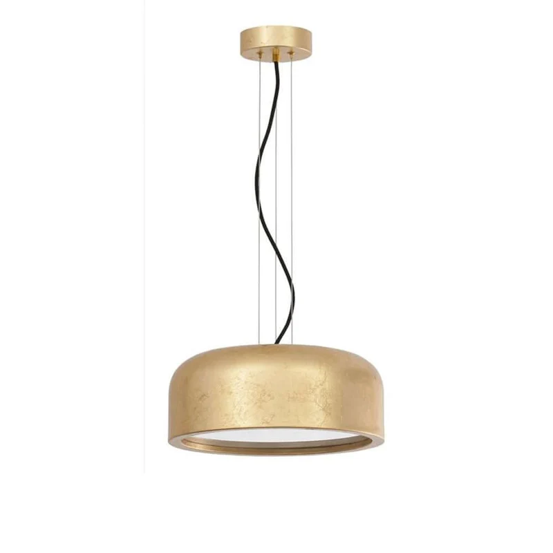 Perleto Hängelampe Ø 35cm Metall, Gold