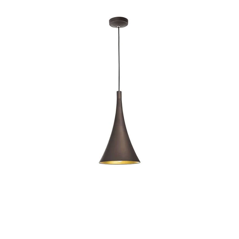 Nuorese Pendelleuchte Braun, Gold