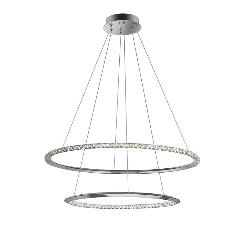 Netuno LED Kristall Hängelampe Ø 80cm