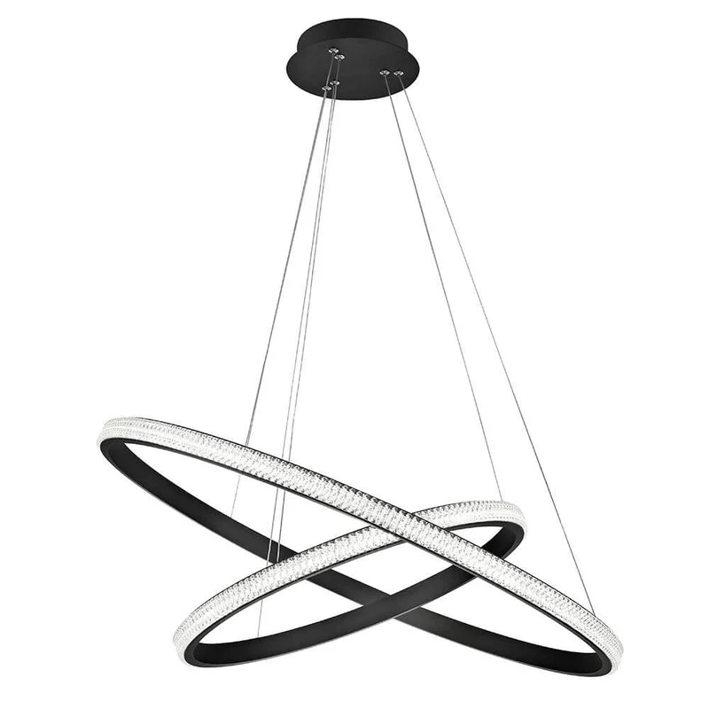 Nager LED Hängeleuchte Ø 67cm Schwarz