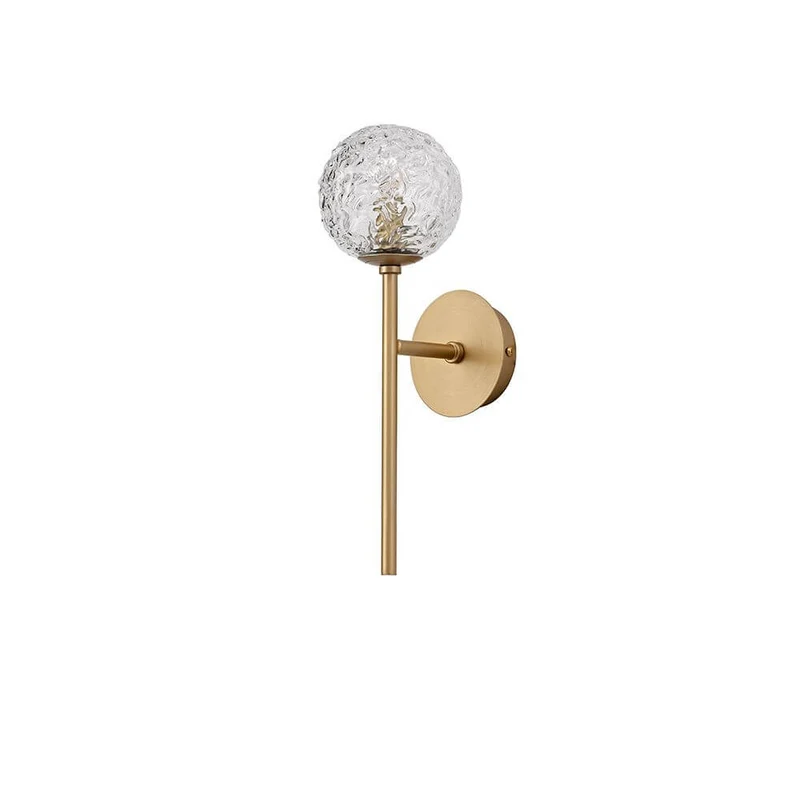Mirano Kugel Wandlampe Gold, Klar