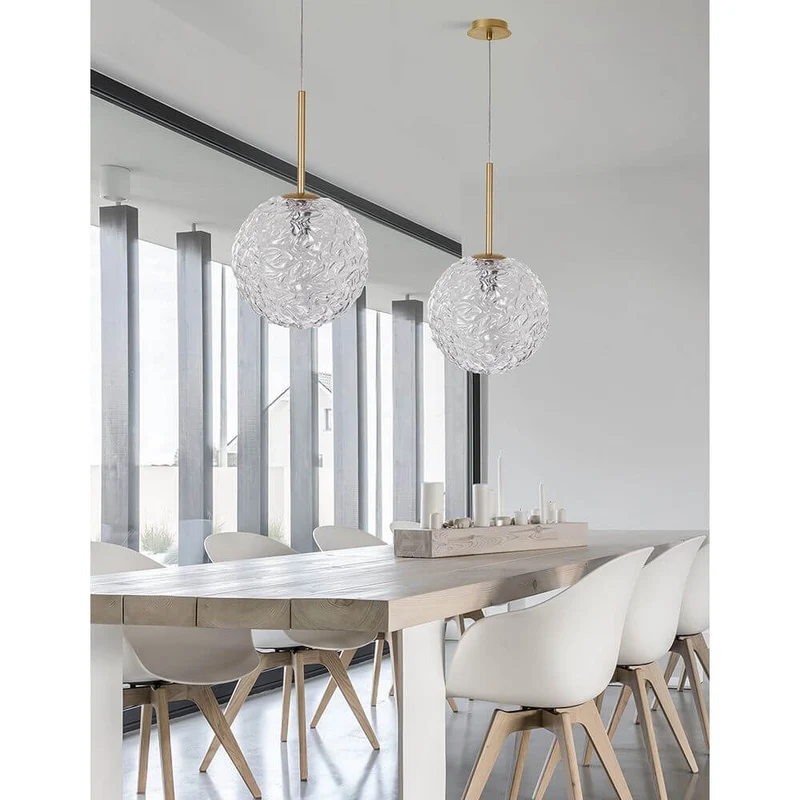 Mirano Hängeleuchte Stahl Glas