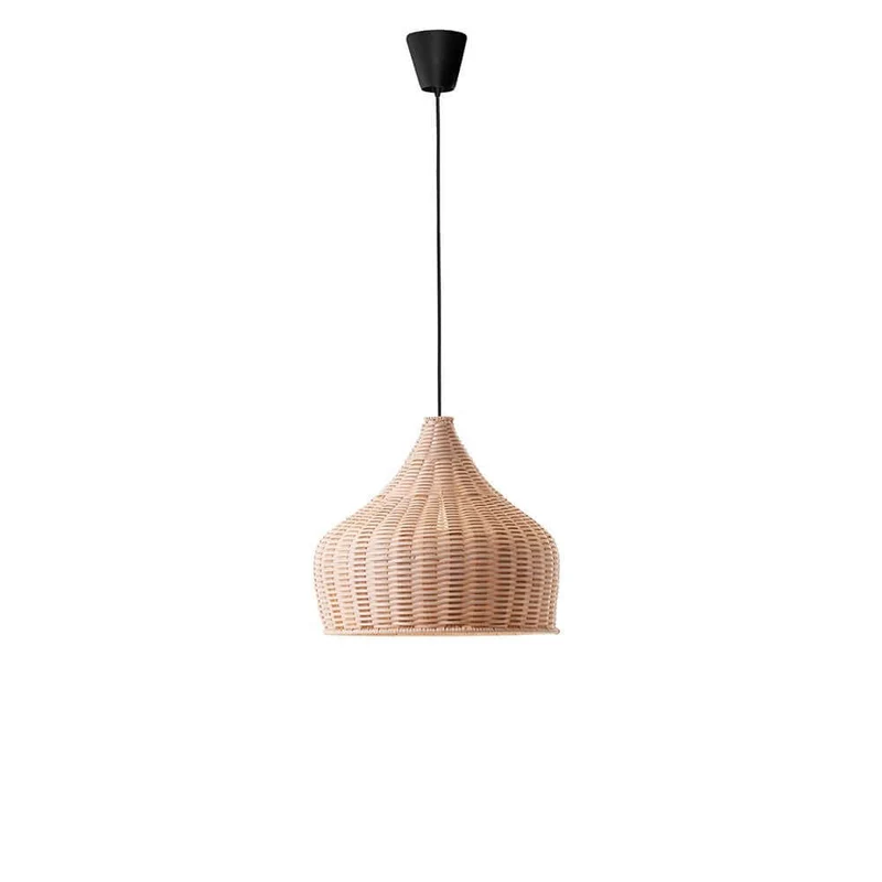 Mia Pendelleuchte Natur Rattan Ø 38,5cm