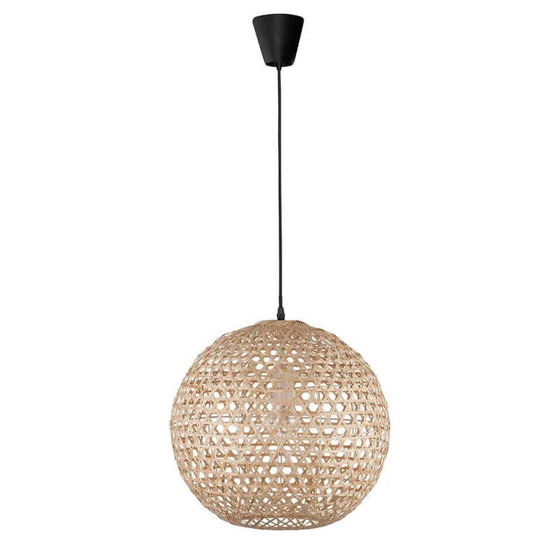 Melody Natur Bambus Hängeleuchte Ø 40cm Kugel