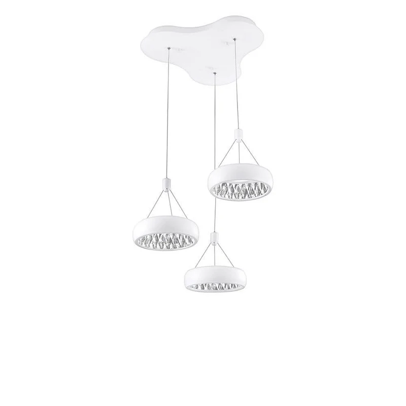 Lumi LED Hängelampe 3-flammig Weiß