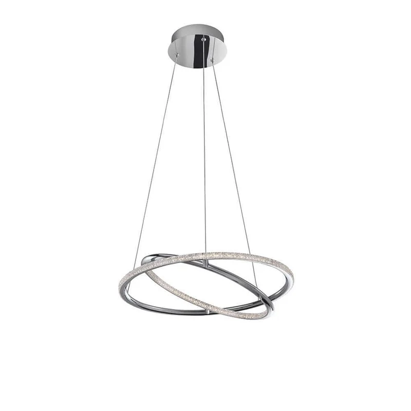 Livorno LED Hängeleuchte Ø 45cm Chrom