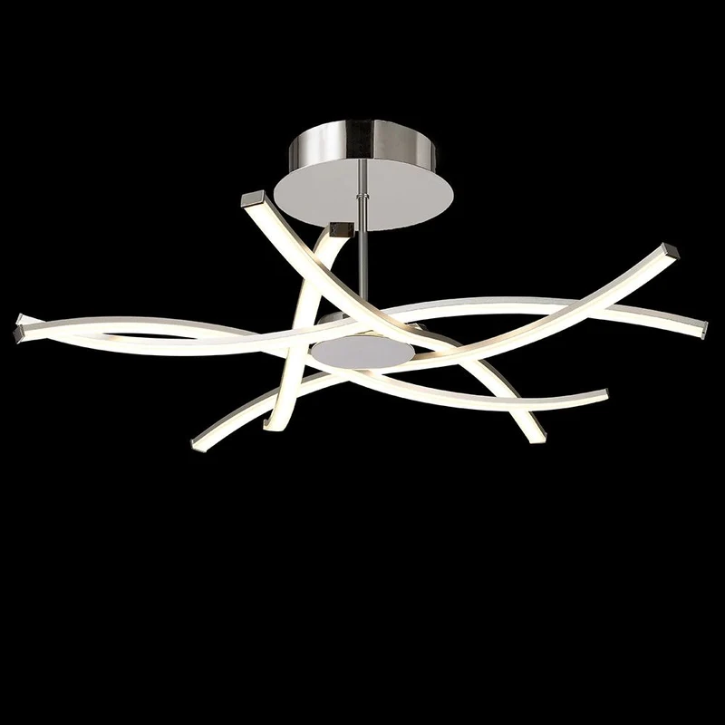 Aire LED-Deckenlampe geschwungen + Dimmbar