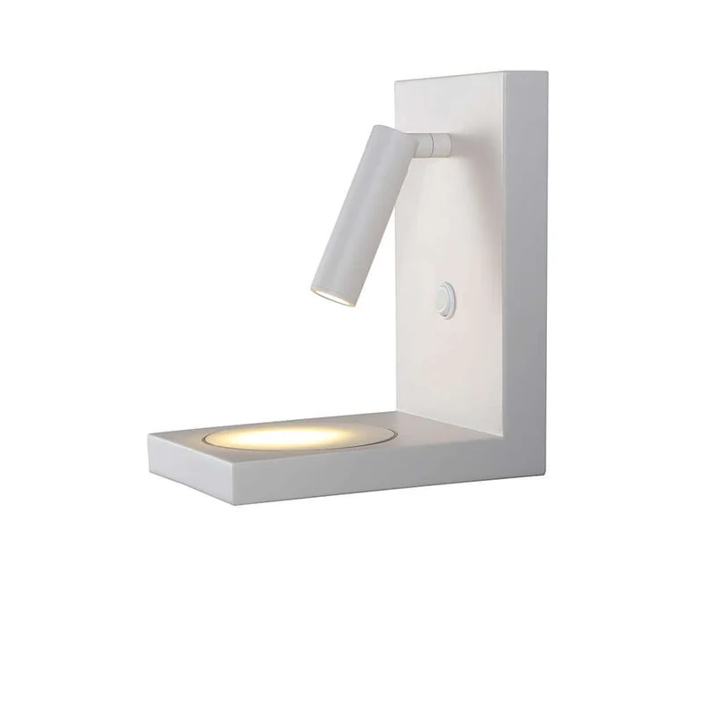 Zanzibar LED-Wandlampe mit Induktionsladegerät für Handy