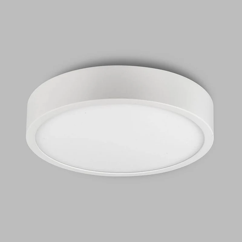 Saona Superficie runde LED-Deckenlampe Weiß-Matt