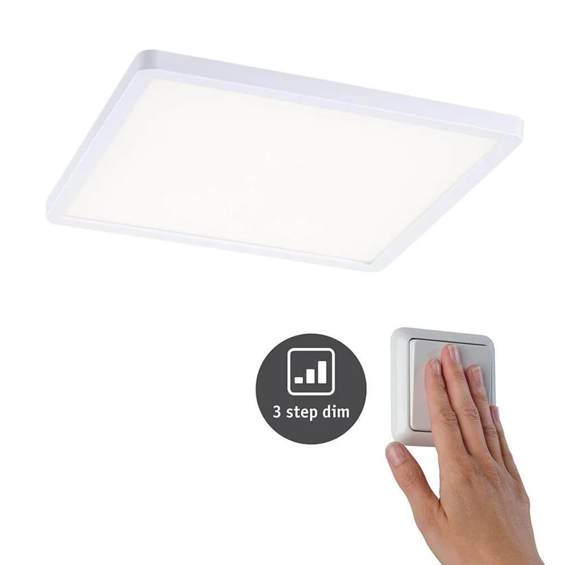 VariFit LED Einbau Deckenpanelmit 3-Stufen-Dimmer Areo Weiß