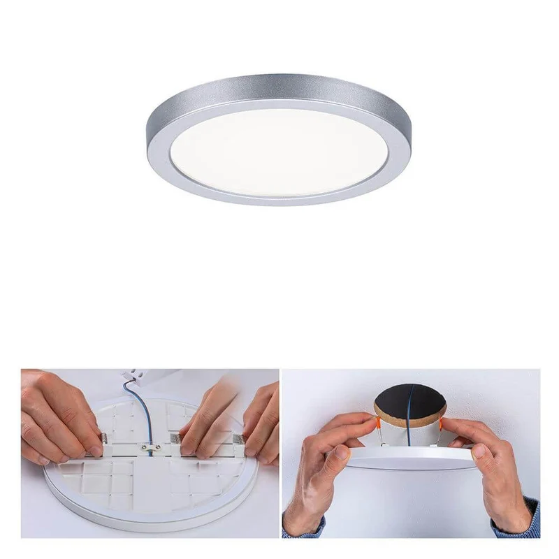 VariFit LED Einbaupanel Areo Rund Chrom-Matt