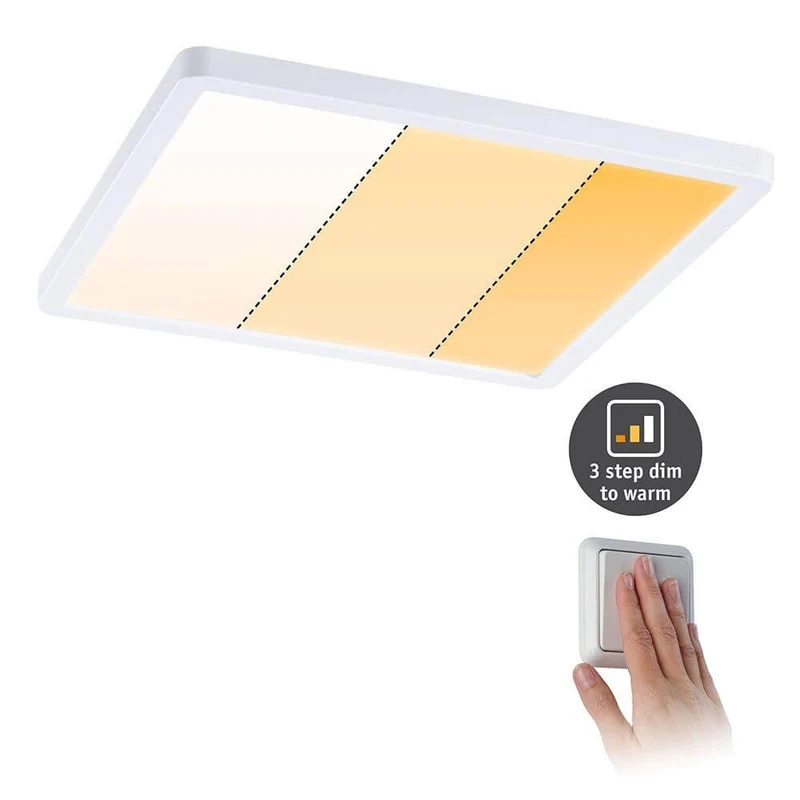 VariFit LED Einbaupanel Areo Eckig 23 x 23cm Wärme-Dimmbar