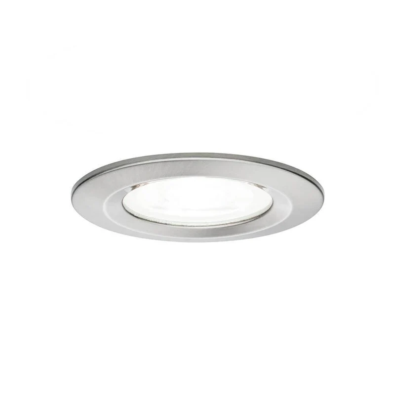 LED Einbauleuchte Nova Basis-Set starr Rund Ø 7,8cm Alu-Gebürstet
