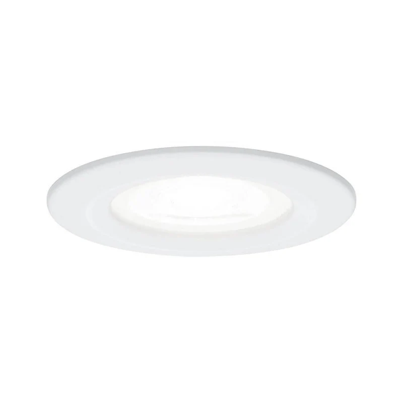 LED Einbauleuchte Nova starr Rund Ø 7,8cm Weiß-Matt