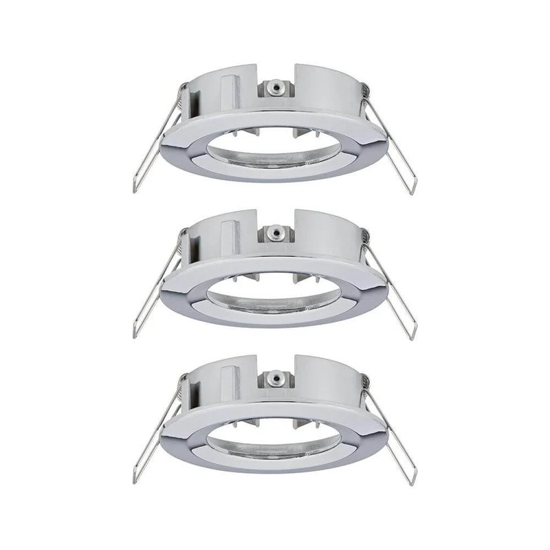 3er-Set Einbauringe Choose Basis-Set Starr Chrom